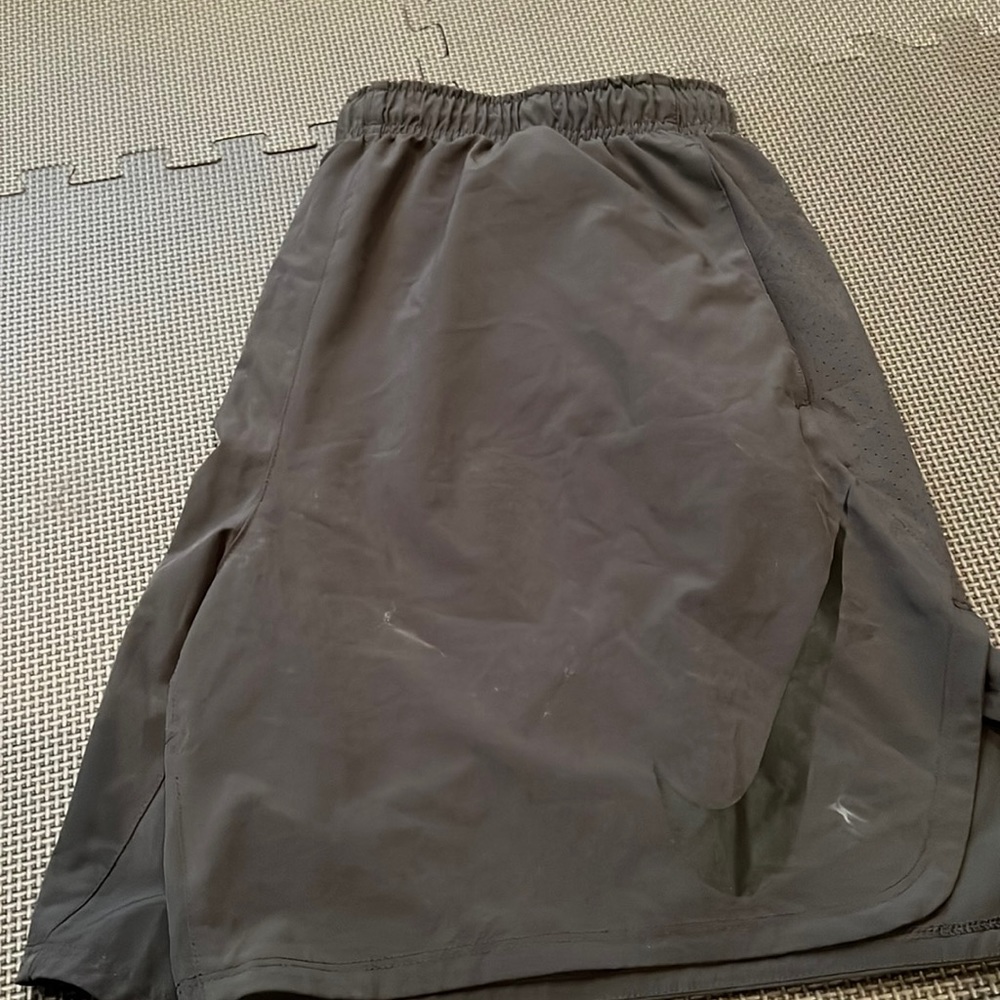 Nike gym shorts 2XL grey with black swoosh
